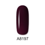 ALOHA 8ml – Color Coat A8197 / Χρώμα: Dark Aubergine (Σκούρο Μελιτζανί)