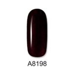 8198 ALOHA 8ml – Color Coat A8198 / Χρώμα: Dark Aubergine Metallic with Chameleon Shimmer (Σκούρο Μελιτζανί Μεταλλικό με Chameleon Shimmer)