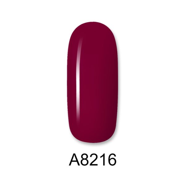 8216 ALOHA 8ml – Color Coat A8216 / Χρώμα: Ruby Red (Κόκκινο Ρουμπινί)