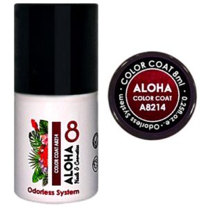 ALOHA 8ml – Color Coat A8216 / Χρώμα: Ruby Red (Κόκκινο Ρουμπινί)