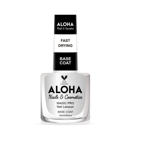 ALOHA Nails & Cosmetics Magic Pro Nail Lacquer – Fast Drying Base Coat 15ml