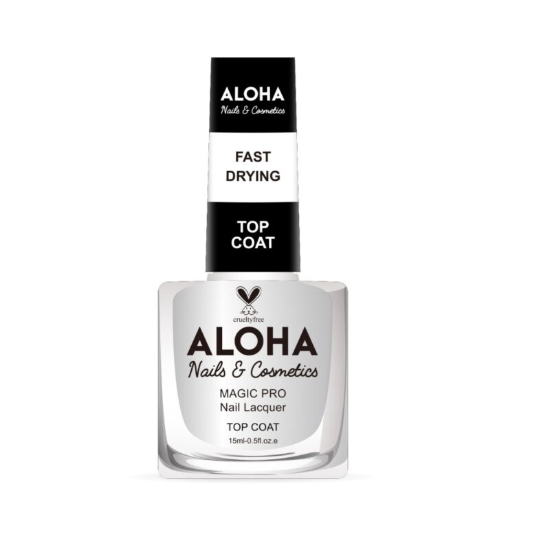 ALOHA Nails & Cosmetics Fast Drying Top Coat 15ml