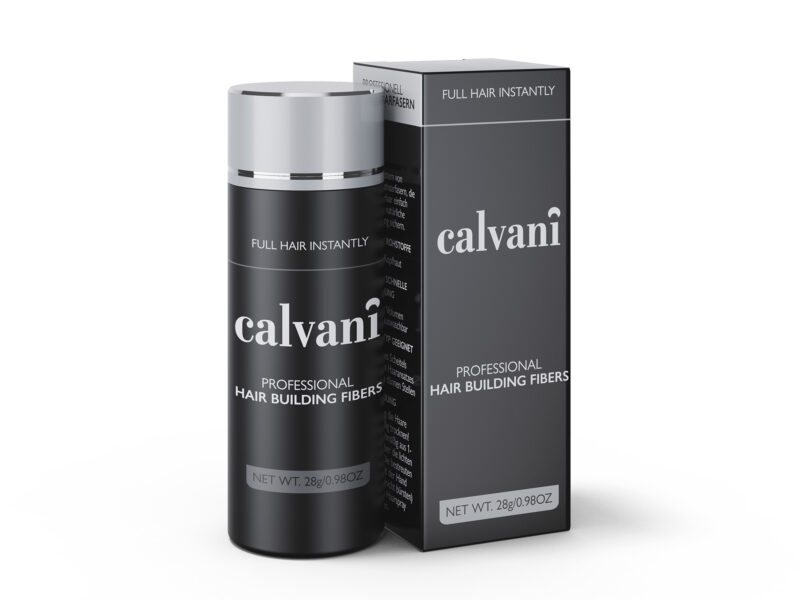 Calvani Hair Building Fibers Σκόνη Πύκνωσης Light Brown (Καφέ / Καστανό Ανοιχτό) 28gr