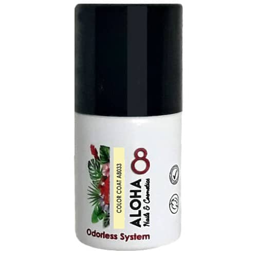 ALOHA 8ml – Color Coat A8033 / Χρώμα: Κίτρινο απαλό (Soft Yellow)