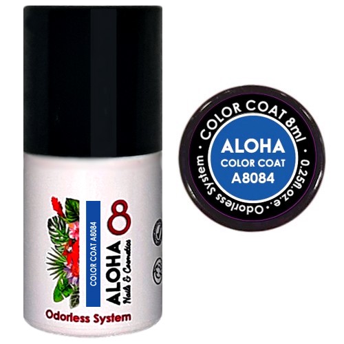 a8084 ALOHA 8ml – Color Coat A8084 / Χρώμα: Μπλε φωτεινό (Blue Marine)