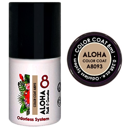 a8093 ALOHA 8ml – Color Coat A8093 / Χρώμα: Γκρι-μπεζ (Silky Beige)
