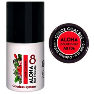 a8106 ALOHA 8ml – Color Coat A8120 / Χρώμα: Iridescent Silver Glitter (Ιριδίζον Glitter με ασημί Παγιέτα)