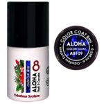 a8109 ALOHA 8ml – Color Coat A8109 / Χρώμα: Μπλε Glitter με Ελεκτρίκ Παγιέτα (Blue Glitter with Electric Blue payettes)