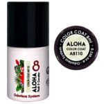 ALOHA 8ml – Color Coat A8110 / Χρώμα: Διάφανο Ιριδίζον Glitter (Clear Iridescent Glitter)