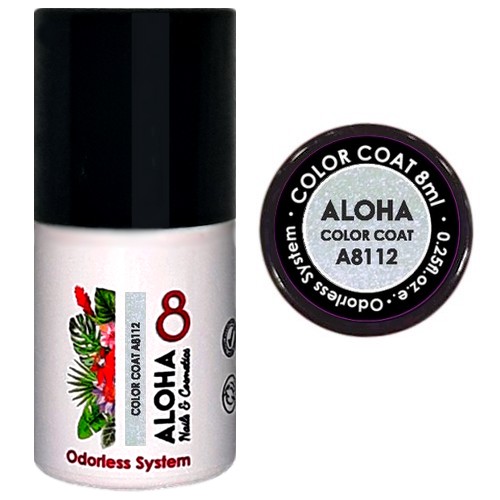 ALOHA 8ml – Color Coat A8112 / Χρώμα: Chameleon Effect – Light Mauve