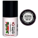 ALOHA 8ml – Color Coat A8118 / Χρώμα: Silver Glitter payette Transparent (Διάφανο ασημί Glitter Παγιέτα)
