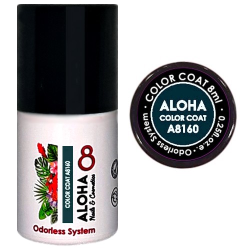 ALOHA 8ml – Color Coat A8160 / Χρώμα: Petrol (Πετρόλ)