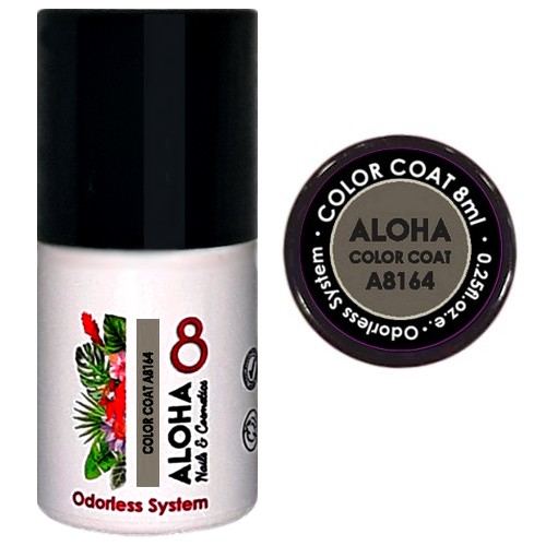 ALOHA 8ml – Color Coat A8164 / Χρώμα: Elephant Gray (Γκρι ελεφαντί)