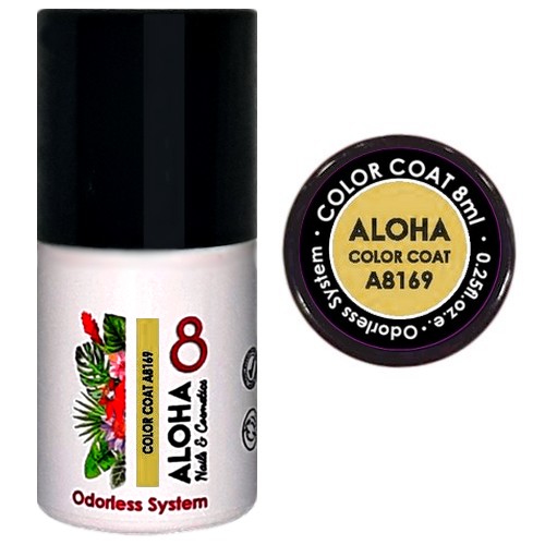ALOHA 8ml – Color Coat A8169 / Χρώμα: Golden Yellow (Κίτρινο Χρυσαφί)