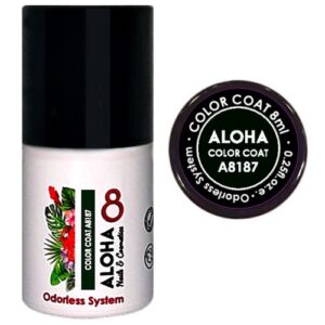 a8187 ALOHA 8ml – Color Coat A8200 / Χρώμα: Dark Redish Brown (Σκούρο καφέ-κόκκινο)
