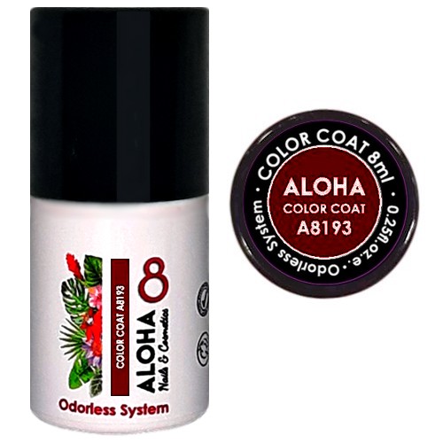 ALOHA 8ml – Color Coat A8193 / Χρώμα: Cinnamon Red (Κόκκινο κανελί)