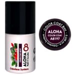 ALOHA 8ml – Color Coat A8197 / Χρώμα: Dark Aubergine (Σκούρο Μελιτζανί)