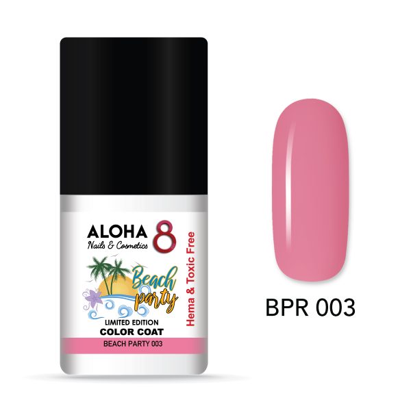 ALOHA 8ml – Beach Party Limited Edition / BPR-003 Sun Kiss Coral