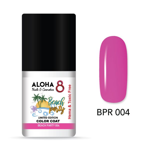 ALOHA 8ml – Beach Party Limited Edition / BPR-004 Wild Berry Magenta