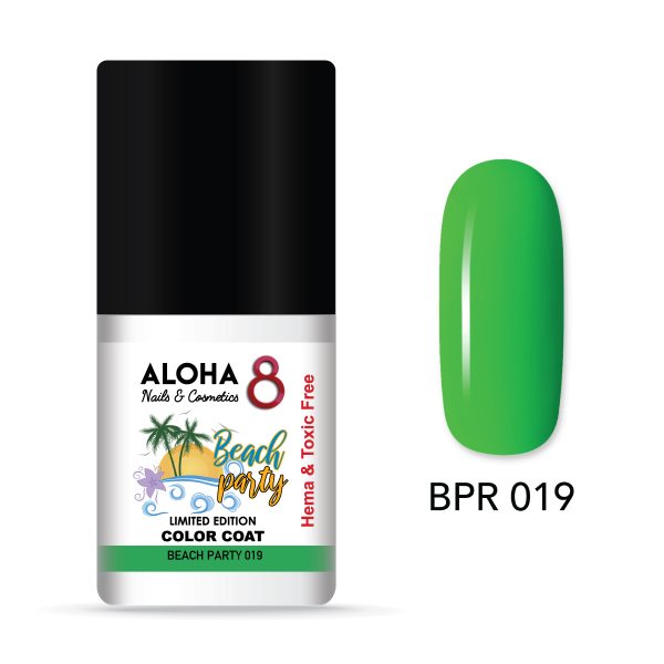 ALOHA 8ml – Beach Party Limited Edition / BPR-019 Flash Verde