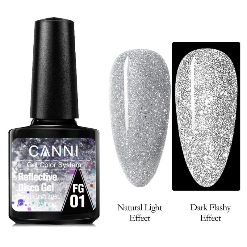 CANNI Reflective Disco Gel FG01