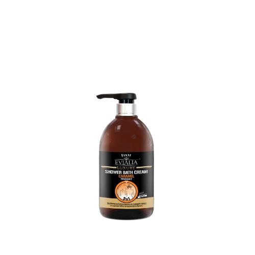 Yanni Evialia Shower Bath Cream Καραμέλα Με Κρέμα Σώματος & 18 ενεργά συστατικά - 500ml