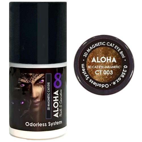Aloha 8 ml / CT 003 – Χάλκινο 3D Magnetic Cat Eye