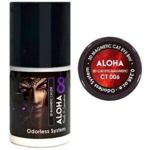 ct006 Aloha 8 ml / CT 008 – Μωβ φούξια 3D Magnetic Cat Eye