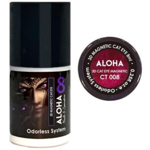 ct008 Aloha 8 ml / CT 008 – Μωβ φούξια 3D Magnetic Cat Eye