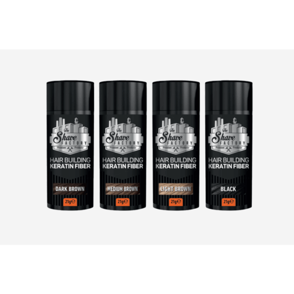 The Shave Factory Hair Buyilding Keratin Fiber Black