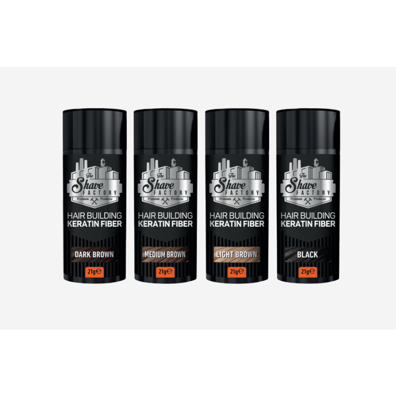 The Shave Factory Hair Buyilding Keratin Fiber Black