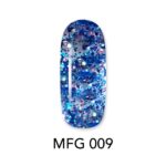 mfg009-1 ALOHA 8ml – Mermaid Flakes Glitter / Ημιμόνιμο Glitter MFG-009