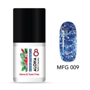mfg009 ALOHA 8ml – Rainbow Cat Eye Nail Gel Polish / RBC-012