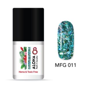 mfg011 ALOHA 8ml – Rainbow Cat Eye Nail Gel Polish / RBC-012