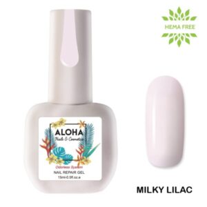 ALOHA 8ml – Nail Repair Gel / Rubber Base για θεραπεία νυχιών, ενισχυμένη με πρωτεΐνες – Χρώμα: Milky White