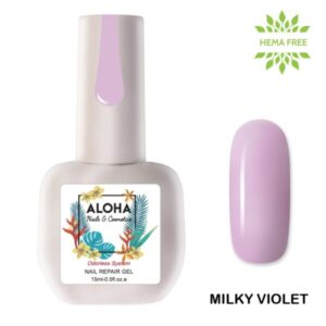 ALOHA 8ml – Nail Repair Gel / Rubber Base για θεραπεία νυχιών, ενισχυμένη με πρωτεΐνες – Χρώμα: Milky White