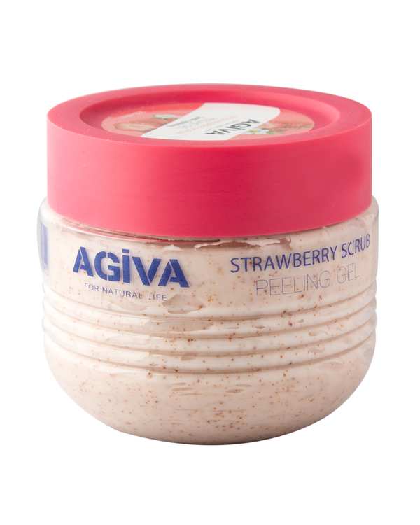 Agiva Strawberry Scrub Gentle Exfoliating 350ml