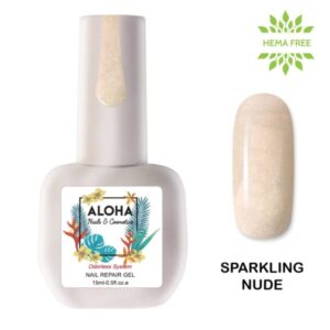 ALOHA 8ml – Nail Repair Gel / Rubber Base για θεραπεία νυχιών, ενισχυμένη με πρωτεΐνες – Χρώμα: Milky White