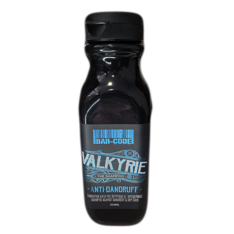 valkyrie-250-2 Barcode Shampoo - Valkyrie Antidadruff 250ml