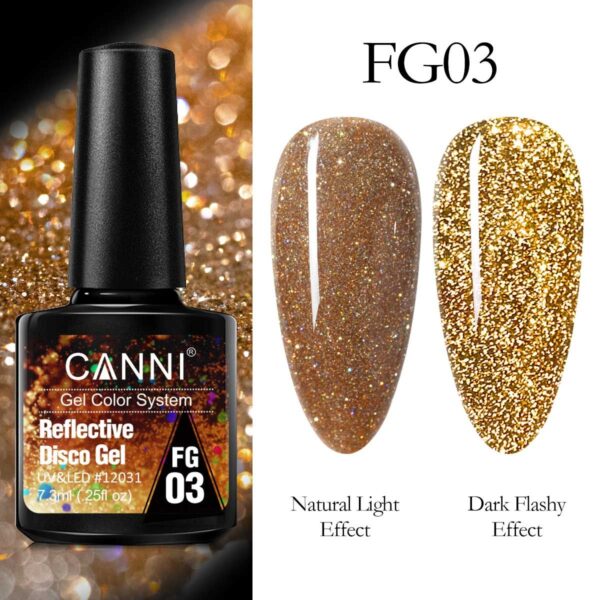 CANNI Reflective Disco Gel FG03