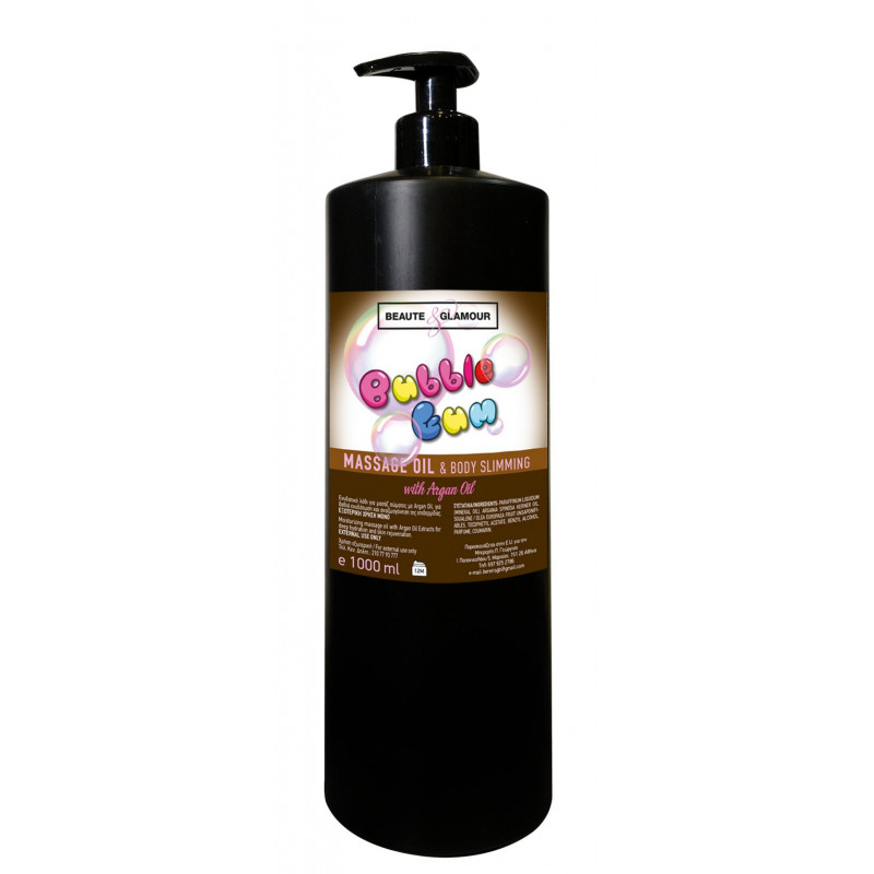 GB Λάδι Μασάζ & Body Slimming Bubble Gum 1000ml
