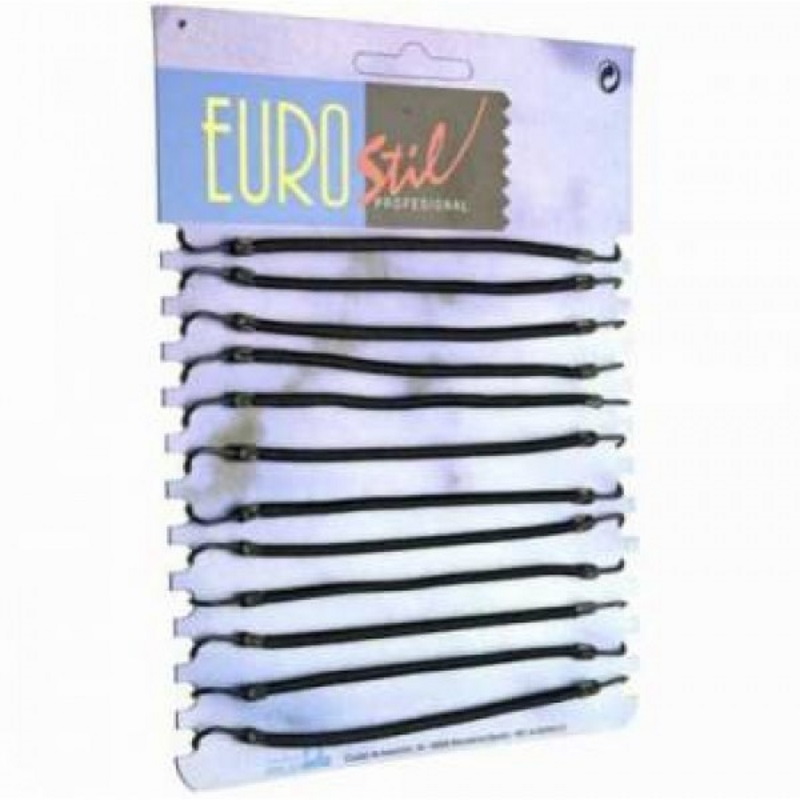 Eurostil Λάστιχα Κότσων Καφέ