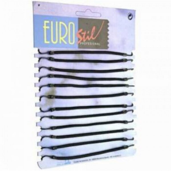 Eurostil Λάστιχα Κότσων Μαύρα