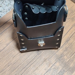 Θήκη Εργαλείων Μέσης Barber Με Λουράκι Μαύρη