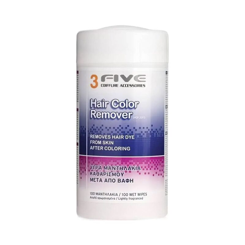 3 Five Hair Color Remover Wet Wipes