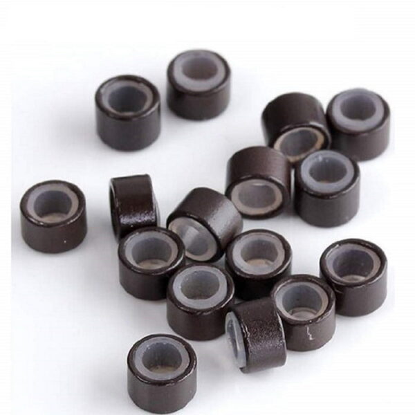 Micro Rings Σιλικόνης Καφέ