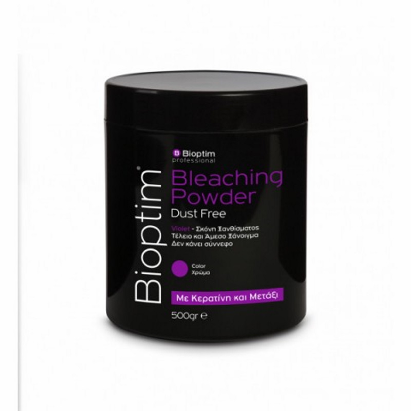 Bioshev Bleaching Powder Violet Color with Keratin and Silk 500gr