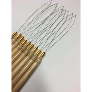 Micro Rings Σιλικόνης Καφέ