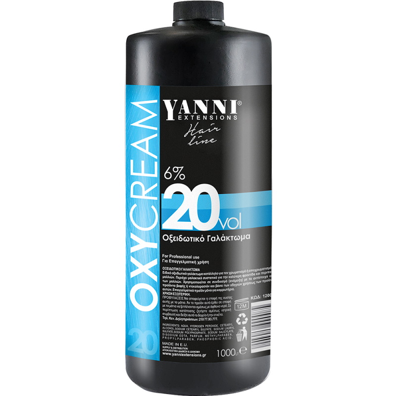 yanni-20 Yanni Evialia Oxycream - 20vol - 1lt