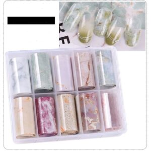 Διακοσμητικά Νυχιών Σετ Foils Marble
